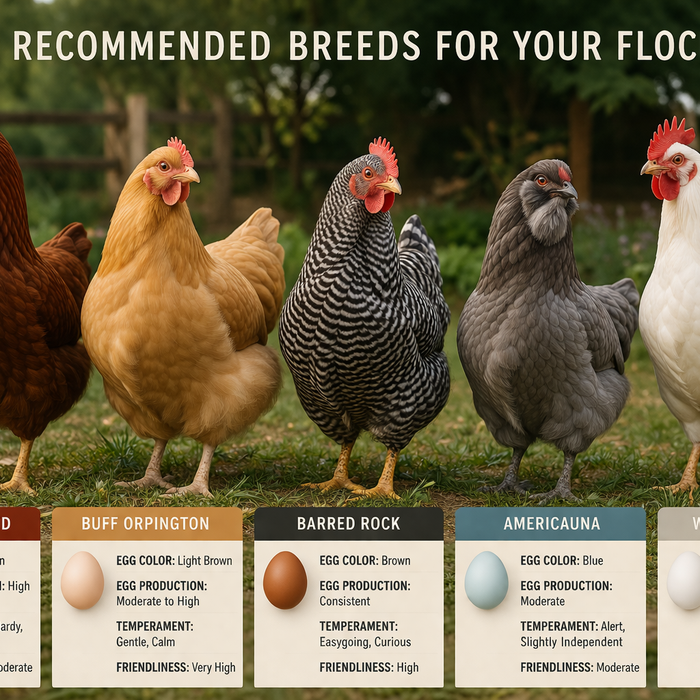 Choosing the Right Chicken Breeds for your Flock