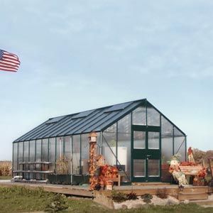GrowSpan Estate Pro Large Greenhouse - 11'8"W x 8'10"H x 24'8"L