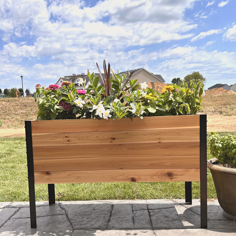 Cedar Planter - 18" x 36" Raised Garden Bed - 30" TALL/ Select Grade
