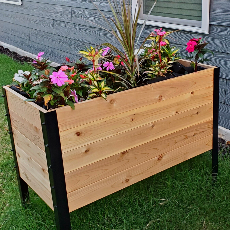 Cedar Planter - 18" x 36" Raised Garden Bed - 30" TALL/ Select Grade