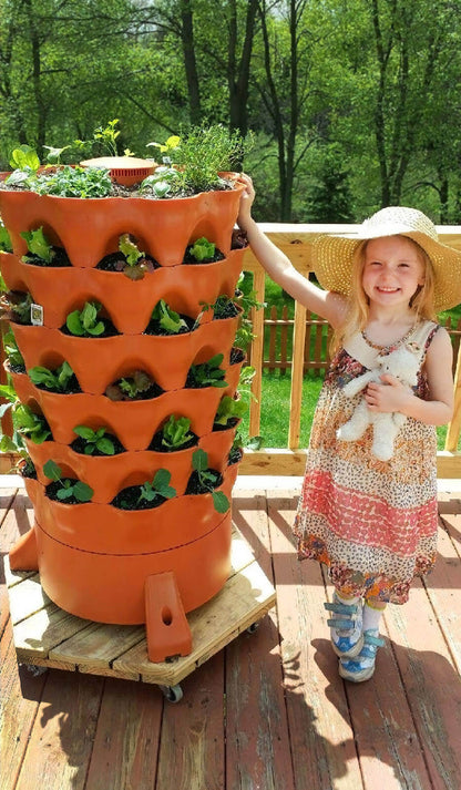 Garden Tower 2™, 50-Plant Composting Vertical Garden Planter (Dropship)