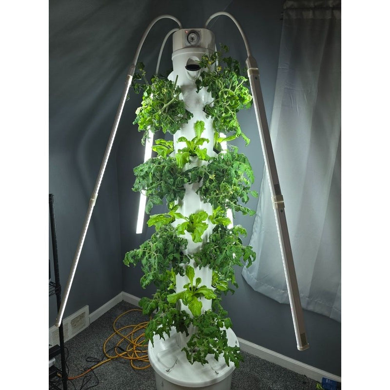 LYINE 5P8 Hydroponic Smart System Grow Tower | 40 Plants & LED Lights