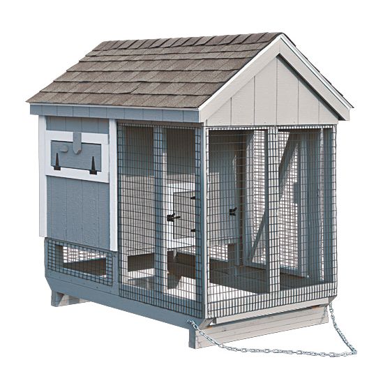 Henhouse Collection - Amish-Built A-Frame Combo (Chicken Coop & Run) - Starter Coop for up to 4 chickens