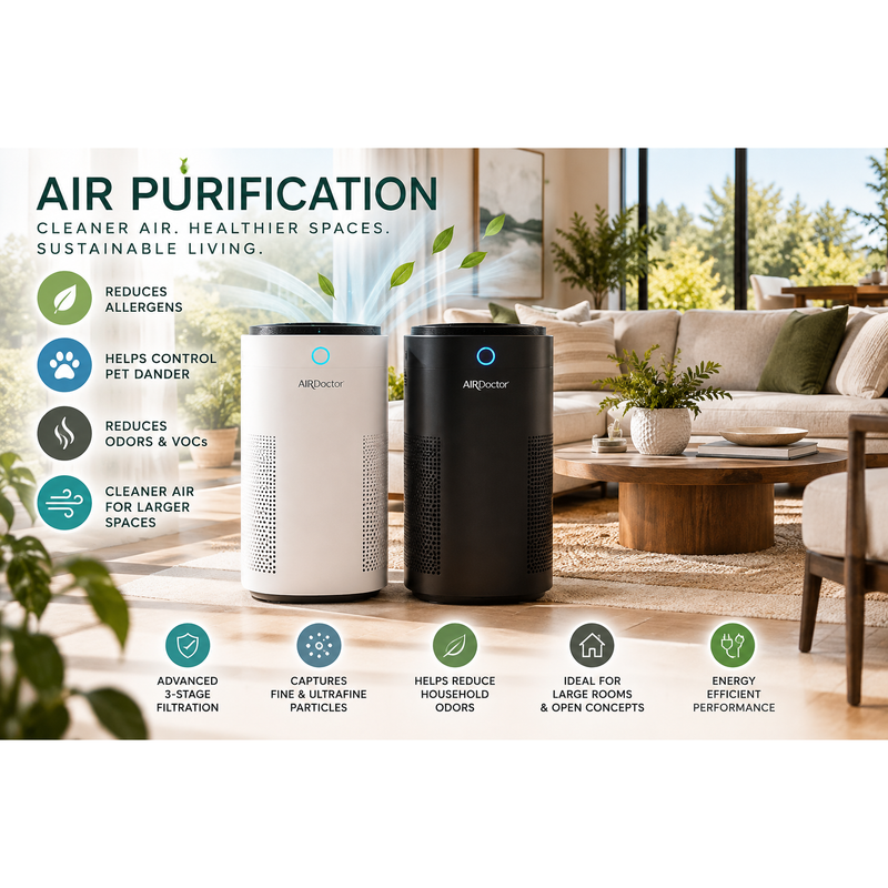 AirDoctor 4000 Air Purifier | UltraHEPA Filtration for Large Rooms