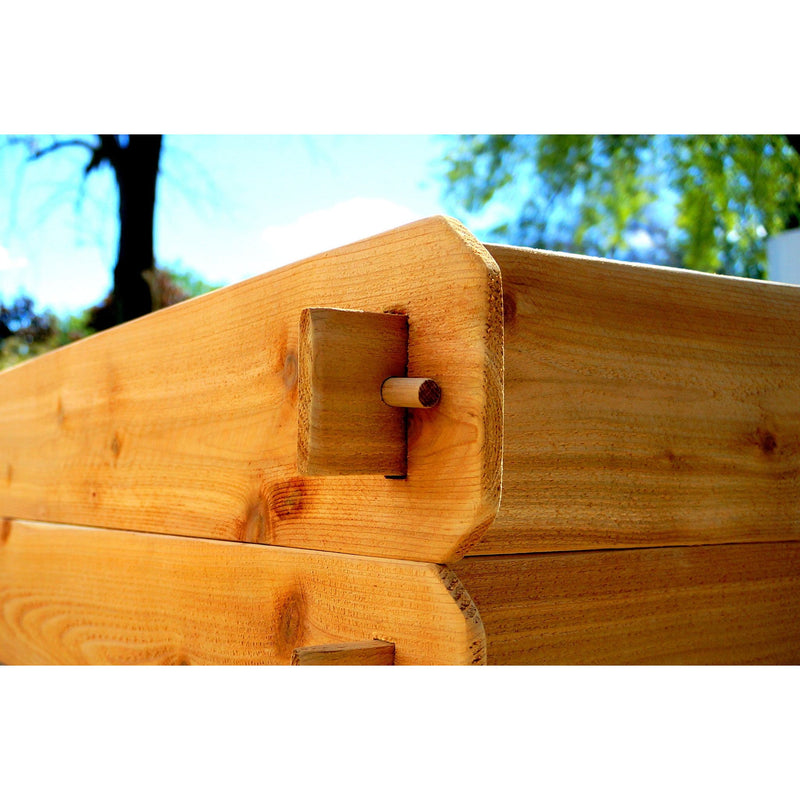 Timberlane Raised Garden Bed Kit Double Deep (Two 2x3) Select Cedar
