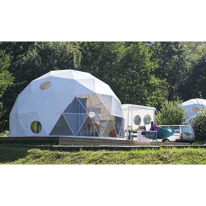 DSX 5300 Portable Geodesic Camping Dome (212 sq.ft.) by DomeSpaces