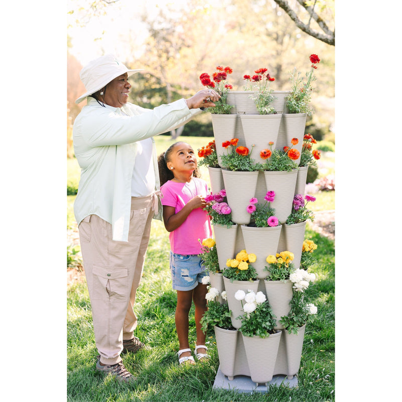 GreenStalk Original 5-Tier Vertical Garden Planter | 30 Pocket Vertical Growing System