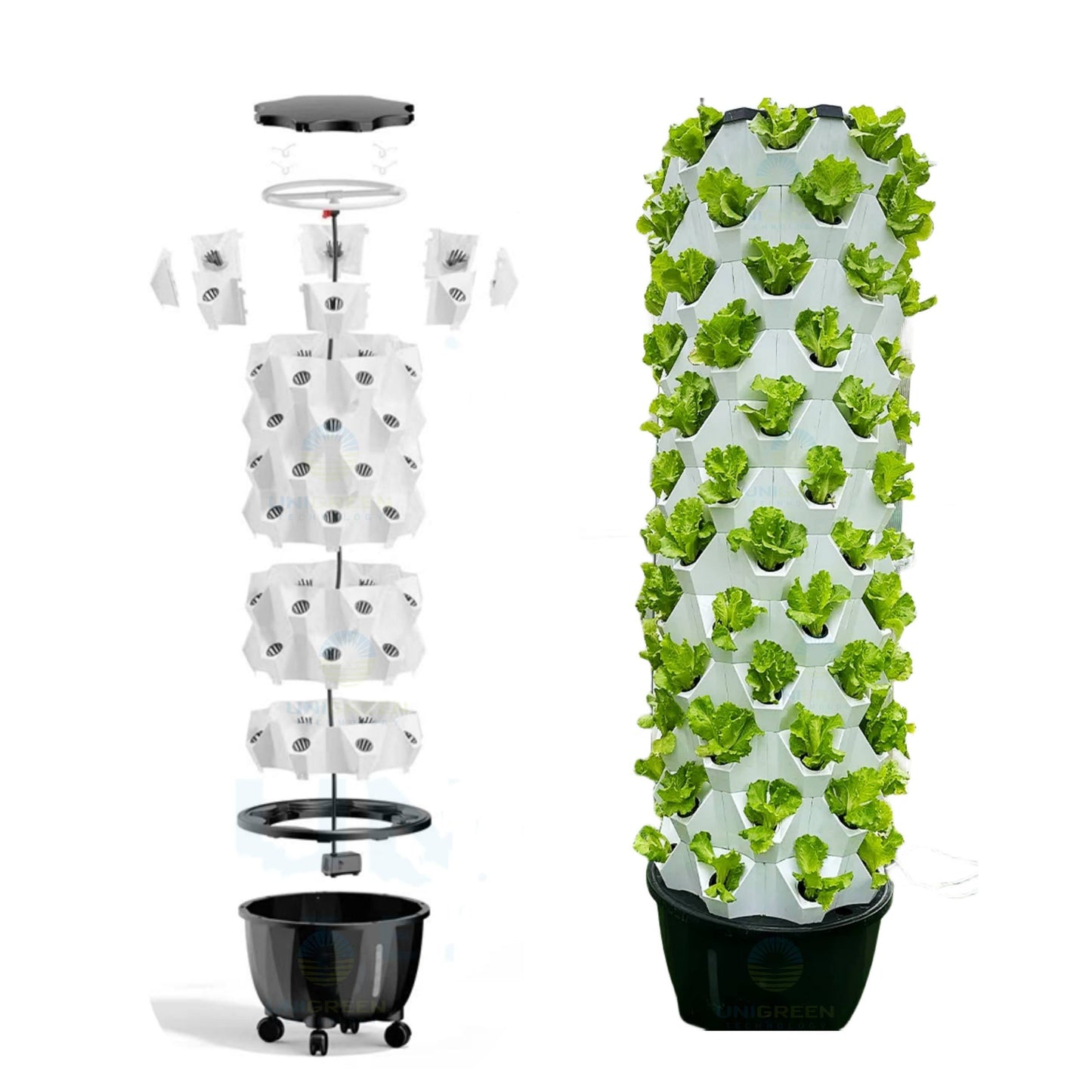 VerdantSpire Vertical Hydroponic Tower