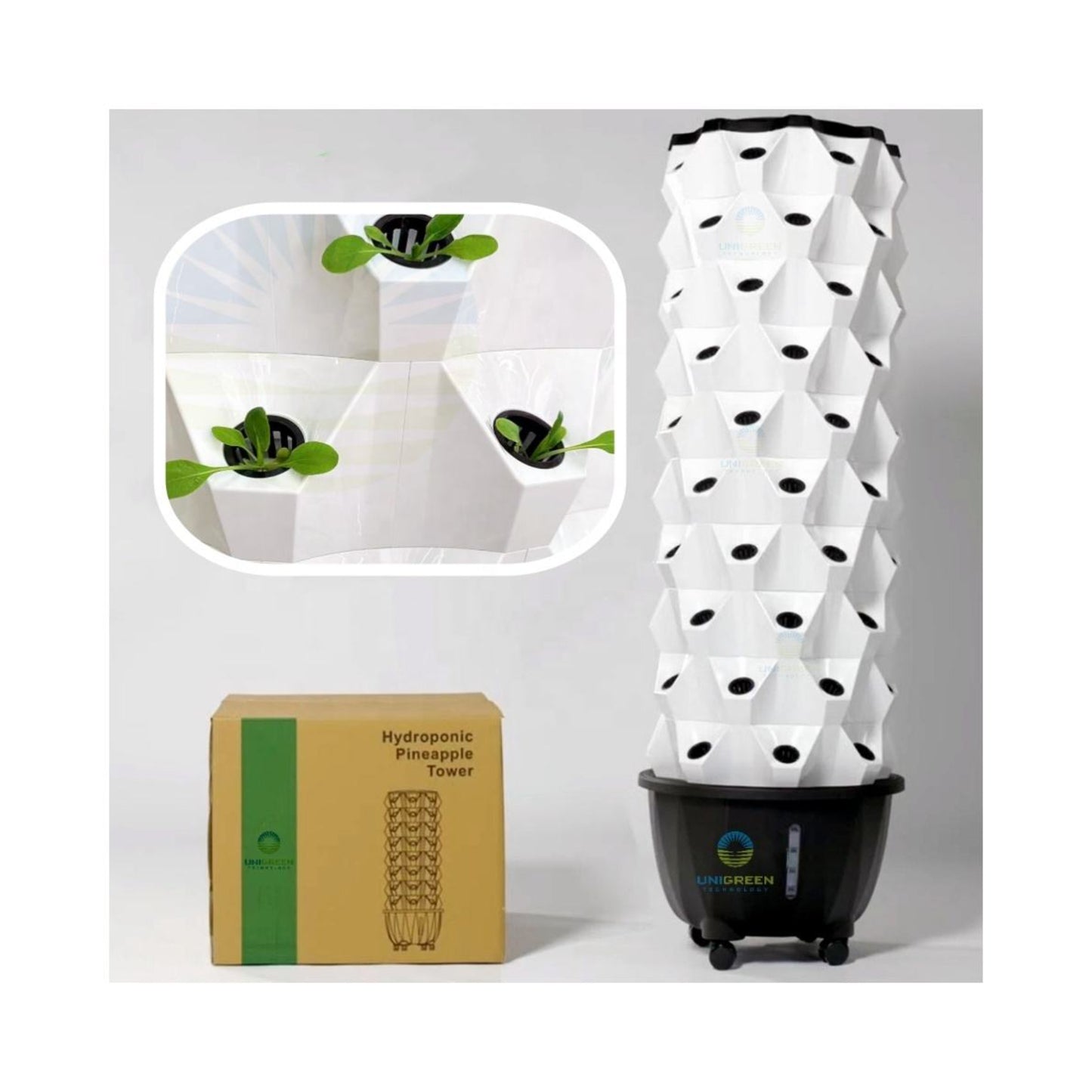 VerdantSpire Vertical Hydroponic Tower