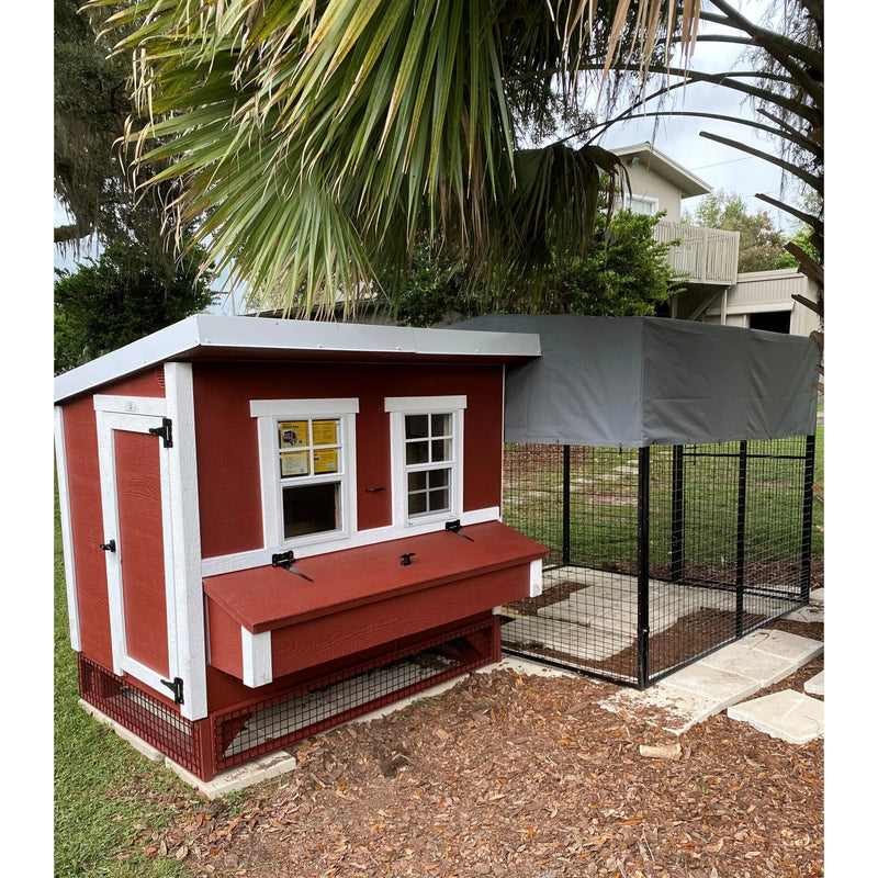 Walk-In 8 ft. Chicken Run (6'6"W x 7'6"L x 6'3"H)