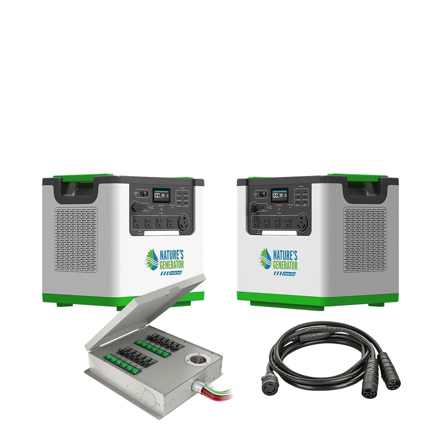 Lithium 3600 Solar Generator and Transfer Switch - Nature's Generator
