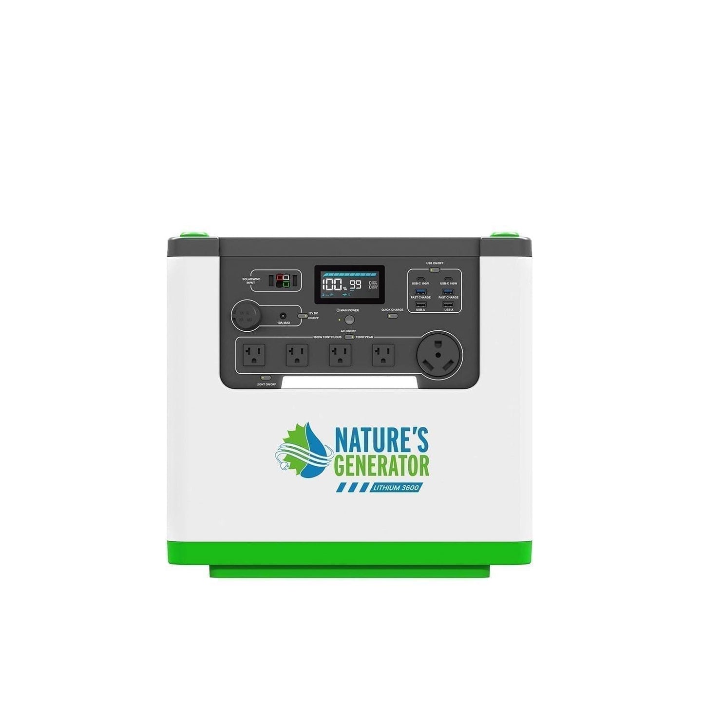 Lithium 3600 Solar Generator and Transfer Switch - Nature's Generator
