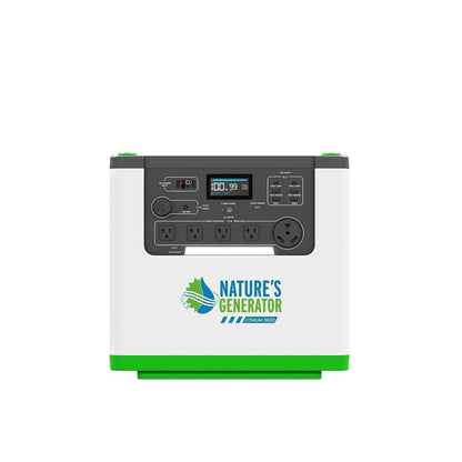 Lithium 3600 Solar Generator and Transfer Switch - Nature's Generator