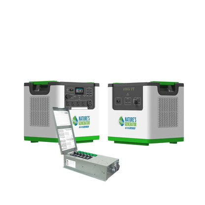Lithium 3600 Solar Generator and Transfer Switch - Nature's Generator
