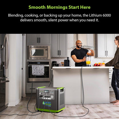 Lithium 6000 with Solar Panel - Nature's Generator