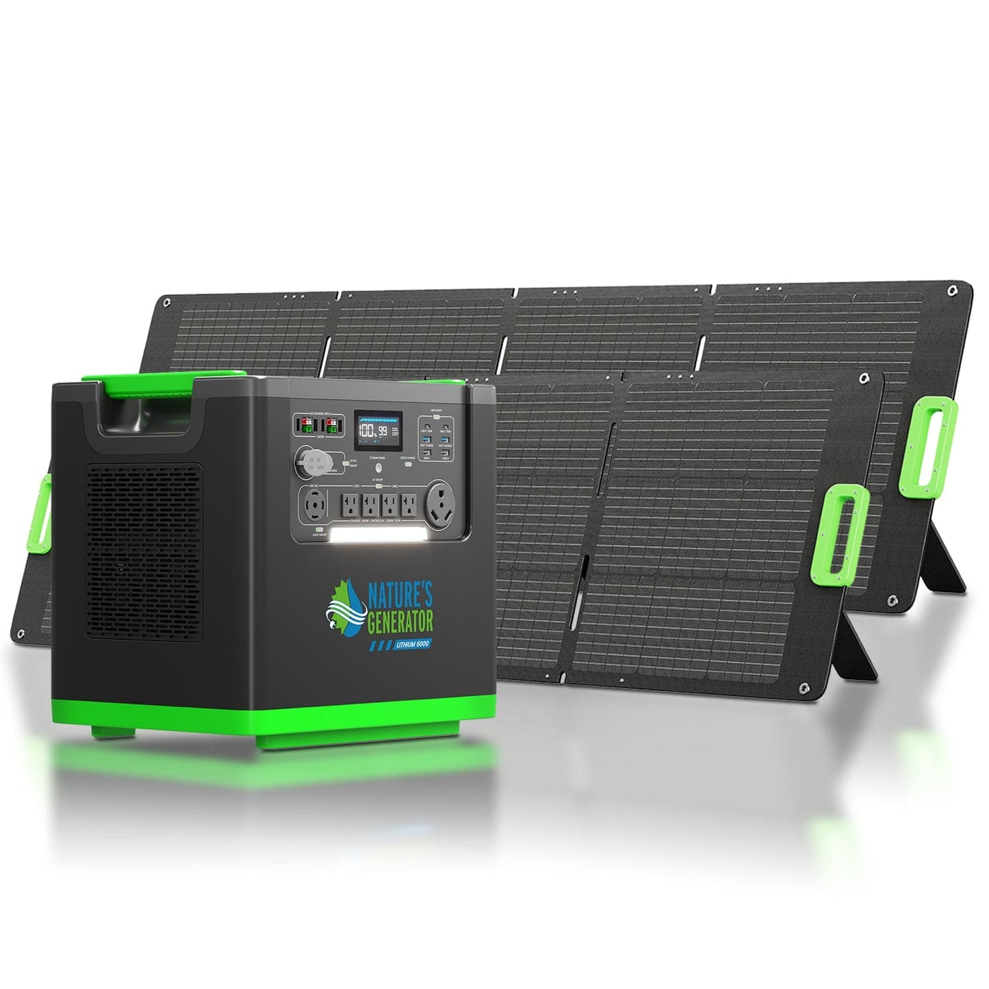 Lithium 6000 with Solar Panel - Nature's Generator