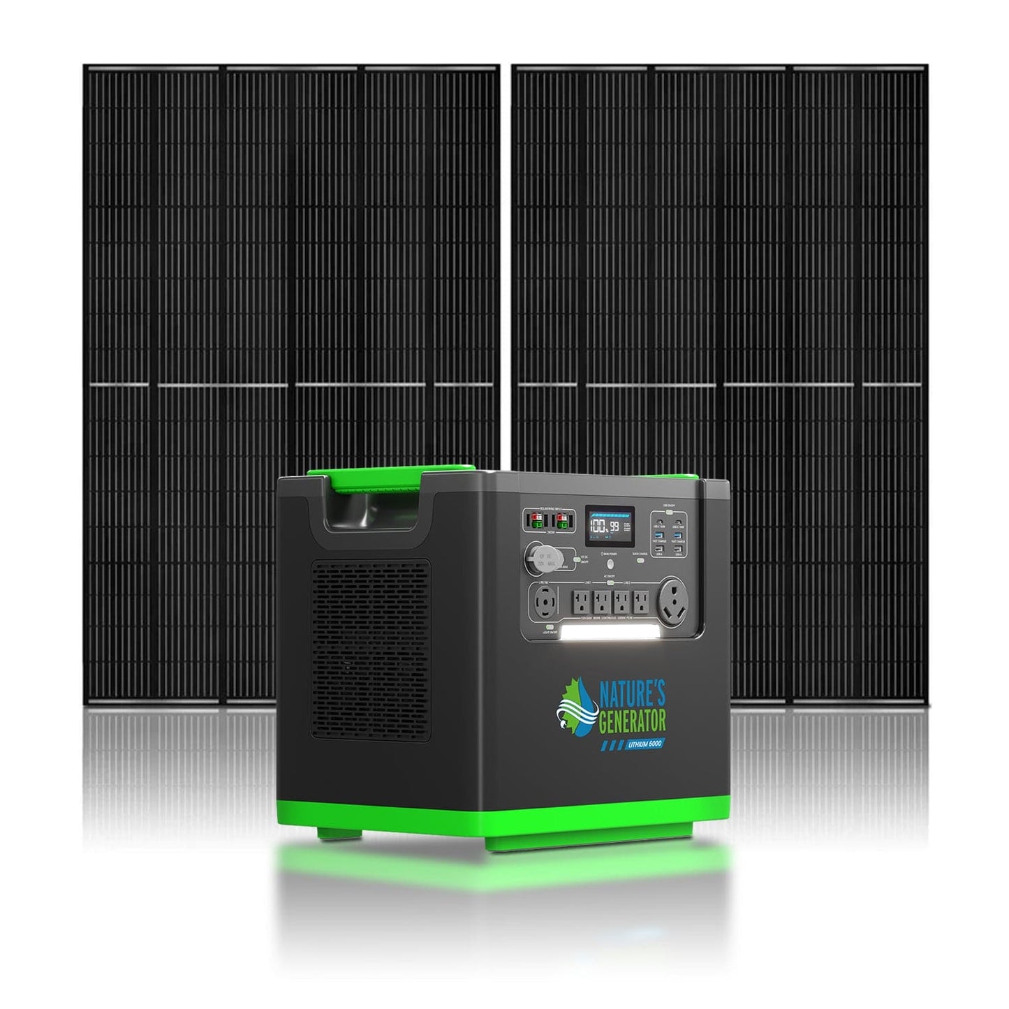 Lithium 6000 with Solar Panel - Nature's Generator