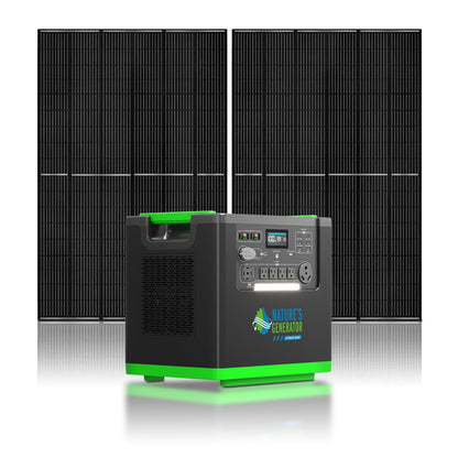 Lithium 6000 with Solar Panel - Nature's Generator
