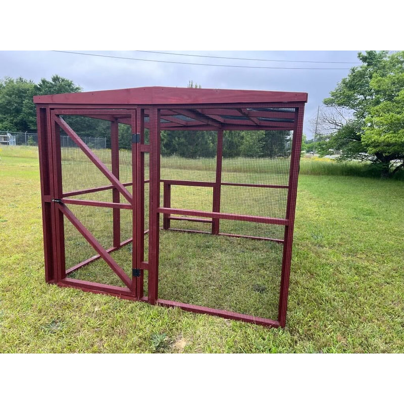 Wooden 16 Ft. Chicken Run (8’W X 16’L X 6’3”H)