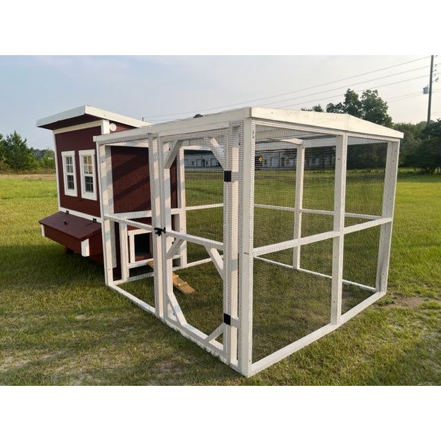 Wooden 8 Ft. Chicken Run (8’W X 8’L X 6’3”H)