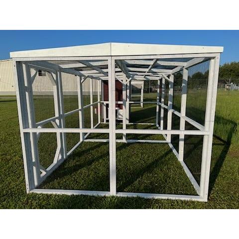 Wooden 16 Ft. Chicken Run (8’W X 16’L X 6’3”H)
