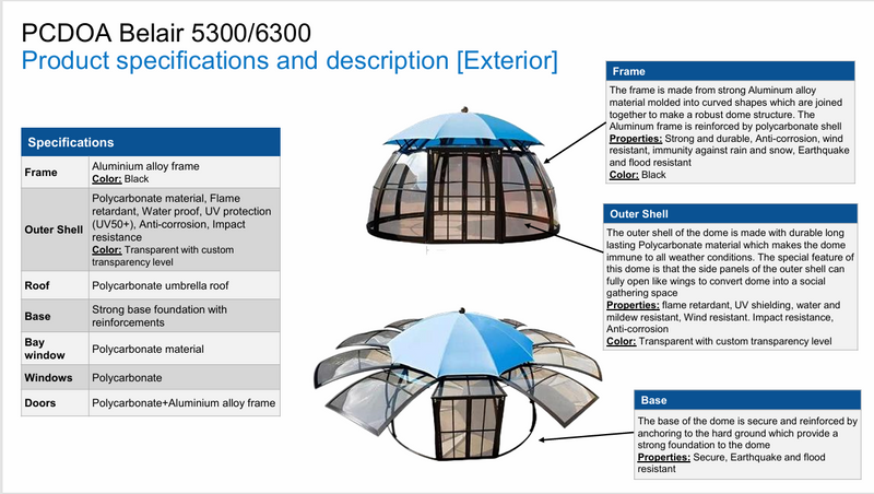 Belair Luxury Dome (PCDOA)