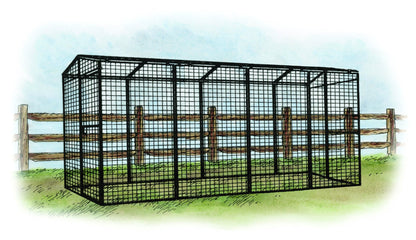 Walk-In 15 ft. Chicken Run (6'6"W x 15'L x 6'3"H)