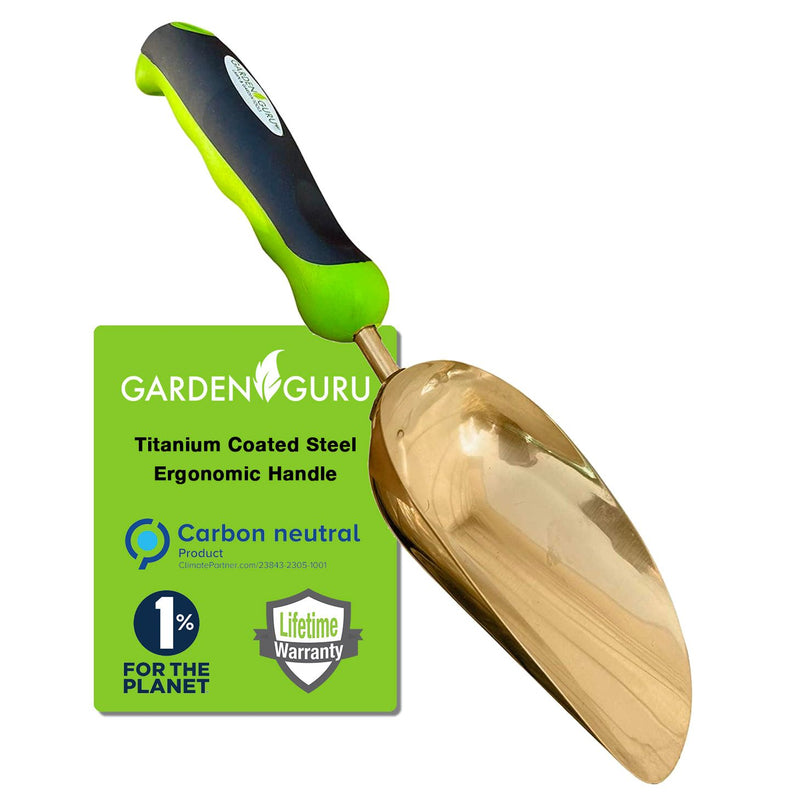 Titanium Garden Scoop Trowel