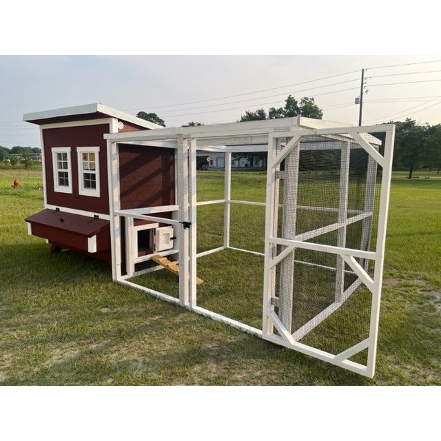Wooden 8 Ft. Chicken Run (8’W X 8’L X 6’3”H)