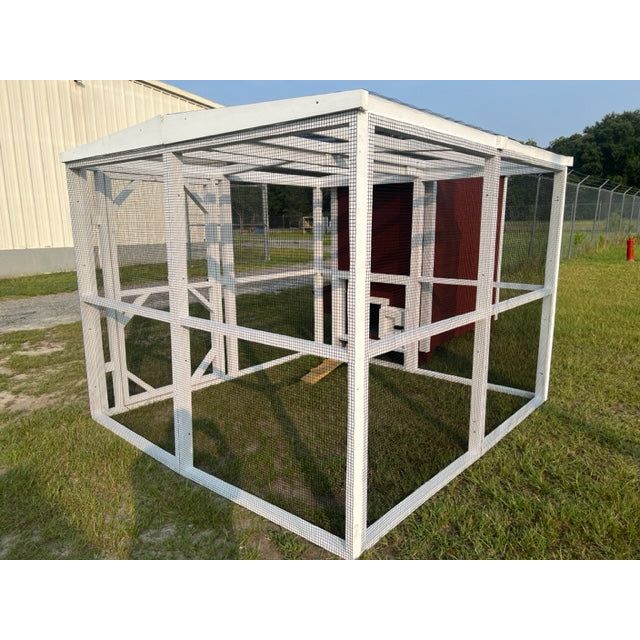 Wooden 8 Ft. Chicken Run (8’W X 8’L X 6’3”H)