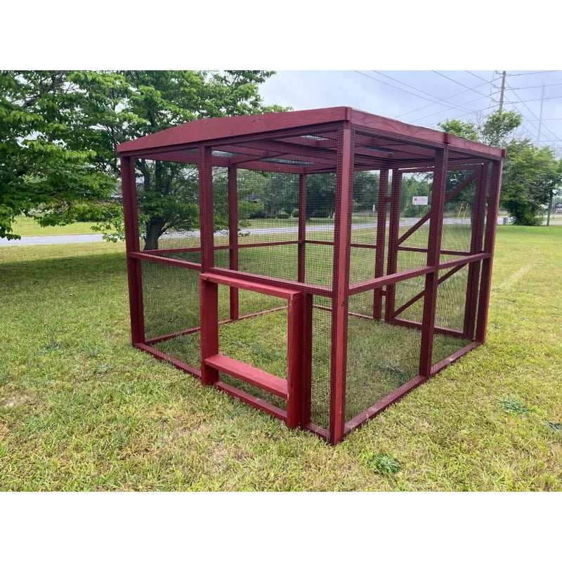 Wooden 8 Ft. Chicken Run (8’W X 8’L X 6’3”H)