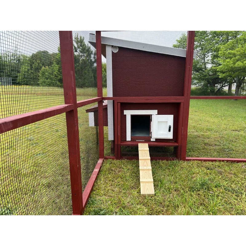 Wooden 16 Ft. Chicken Run (8’W X 16’L X 6’3”H)