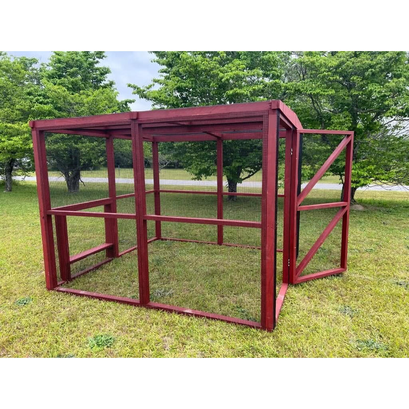Wooden 16 Ft. Chicken Run (8’W X 16’L X 6’3”H)