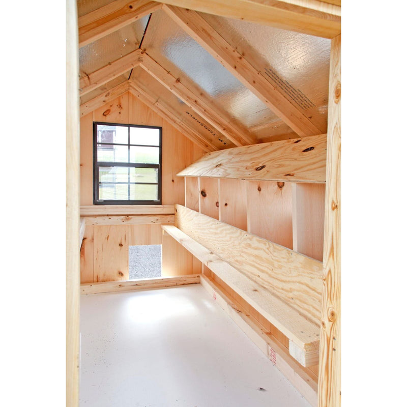 Henhouse Collection - Amish-Built A-Frame Combo (Chicken Coop & Run) - Starter Coop for up to 4 chickens