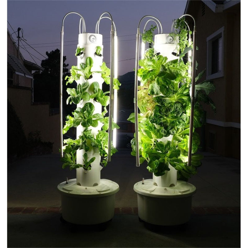 LYINE 5P8 Hydroponic Smart System Grow Tower | 40 Plants & LED Lights