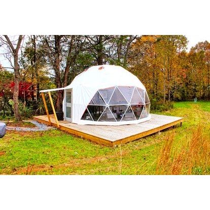 DSX 5300 Portable Geodesic Camping Dome (212 sq.ft.) by DomeSpaces