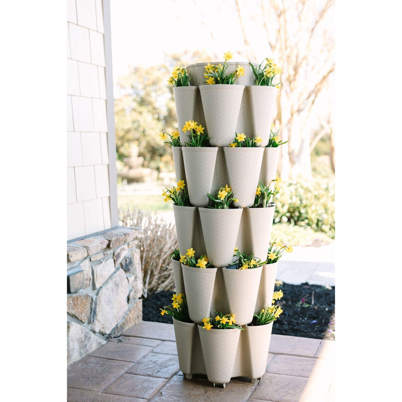 GreenStalk Original 5-Tier Vertical Garden Planter | 30 Pocket Vertical Growing System