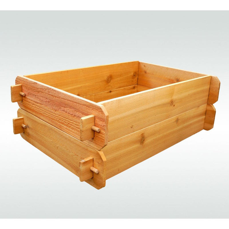Timberlane Raised Garden Bed Kit Double Deep (Two 2x3) Select Cedar