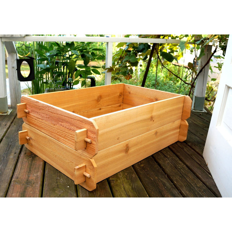 Timberlane Raised Garden Bed Kit Double Deep (Two 2x3) Select Cedar