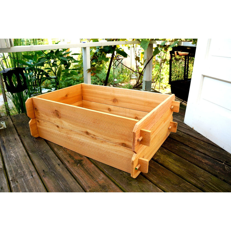 Timberlane Raised Garden Bed Kit Double Deep (Two 2x3) Select Cedar
