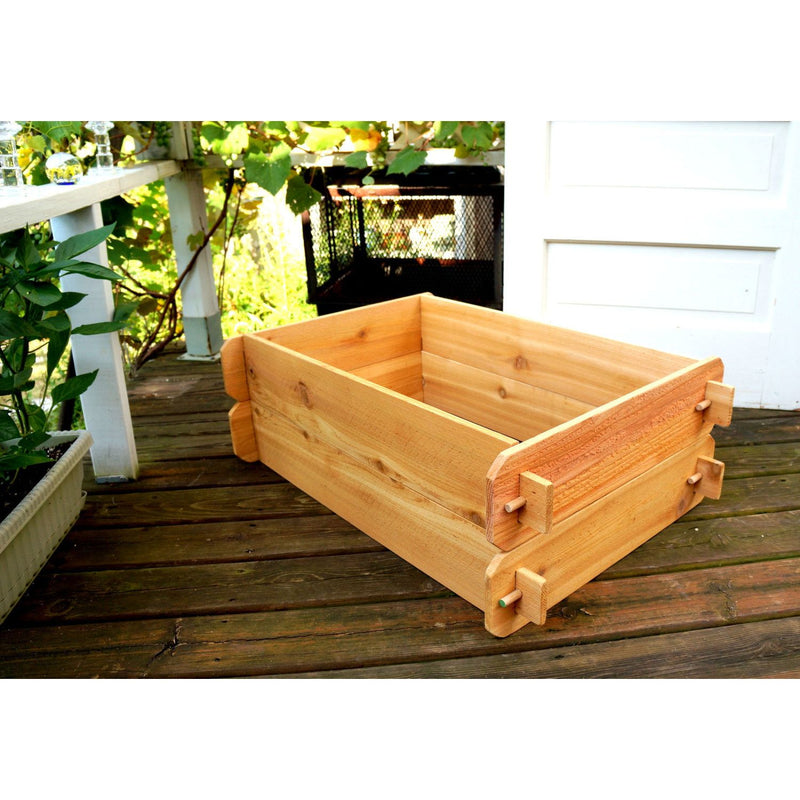 Timberlane Raised Garden Bed Kit Double Deep (Two 2x3) Select Cedar