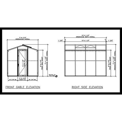 Janco Palmetto Greenhouse 8' x 10'