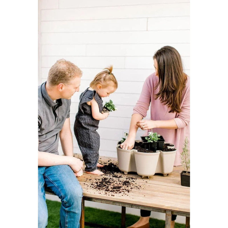 7 Tier Garden Leaf Vertical Planter - Basic Texture by GreenStalk