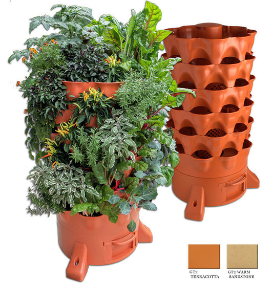 Garden Tower 2™, 50-Plant Composting Vertical Garden Planter (Dropship)